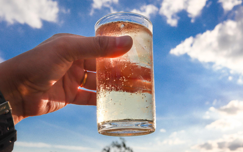 calorías hard seltzer